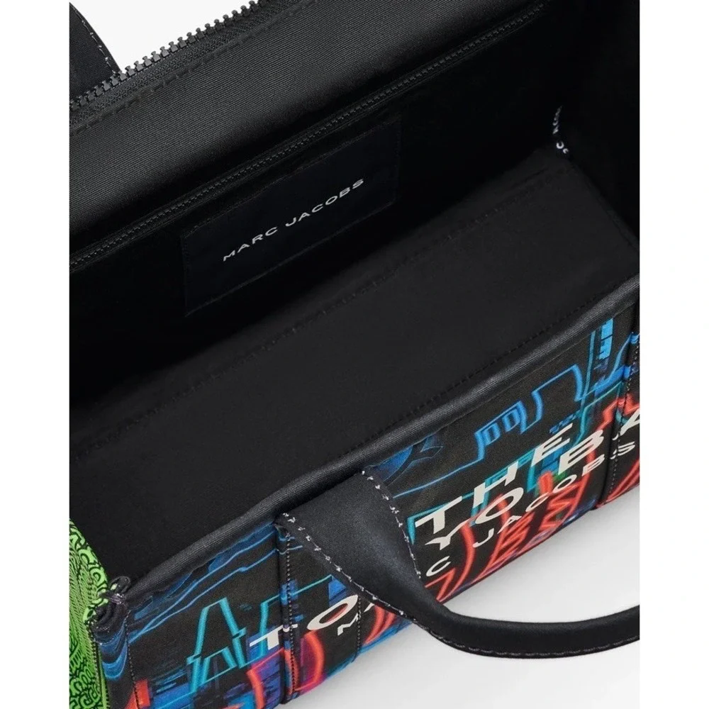 MARC JACOBS The Tokyo Bag Canvas 2way Tote Medium black Limited Edition NWT